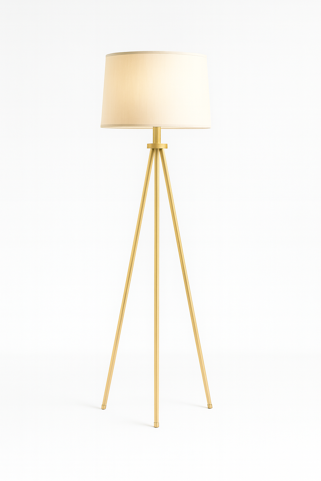 Golden Tripod Lamp