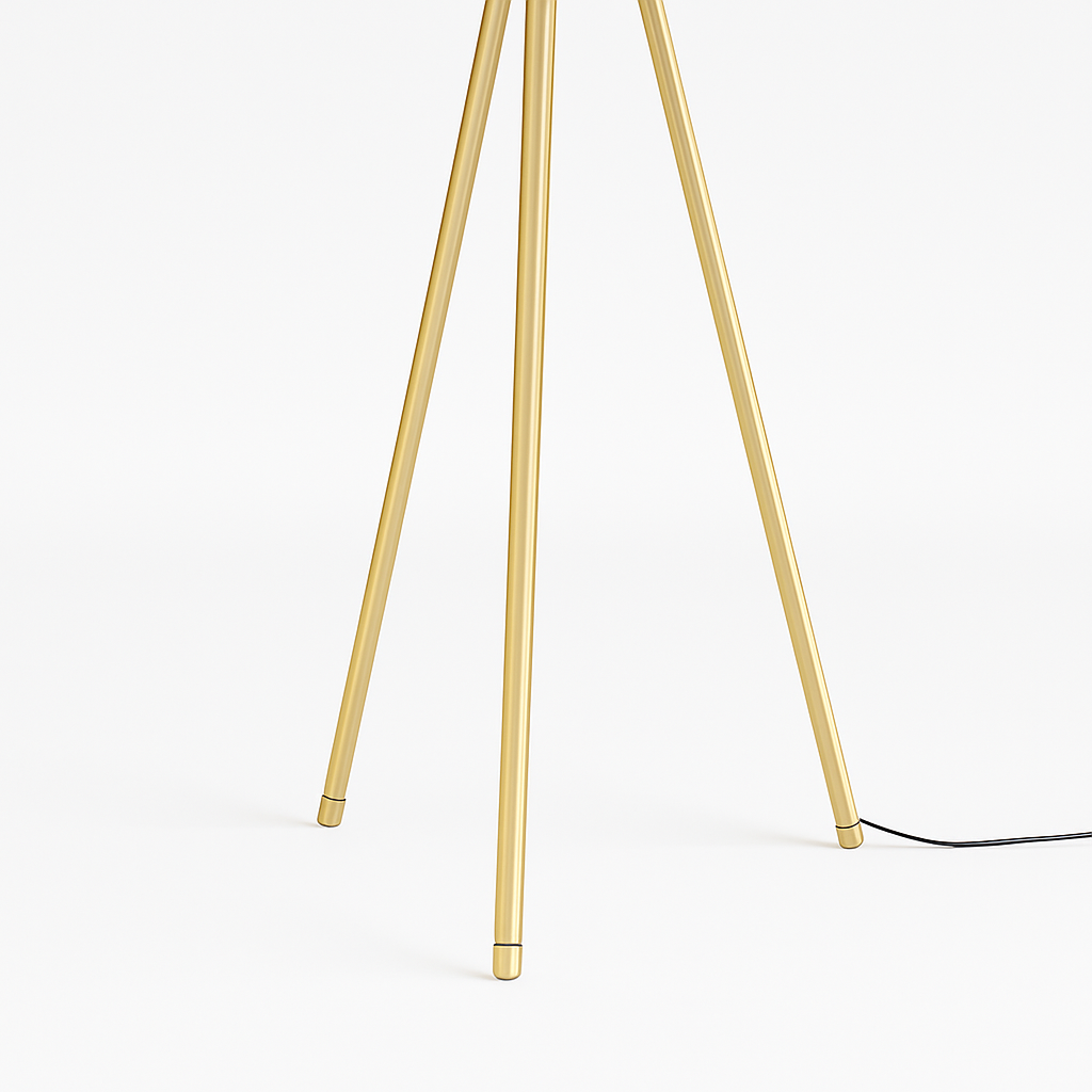 Golden Tripod Lamp