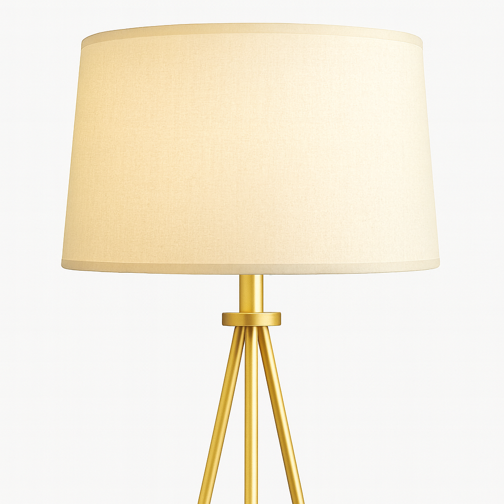 Golden Tripod Lamp