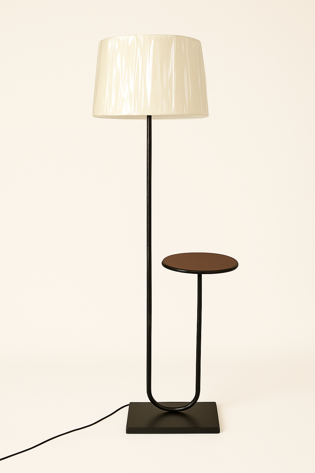 Modern Side Table Floor Lamp