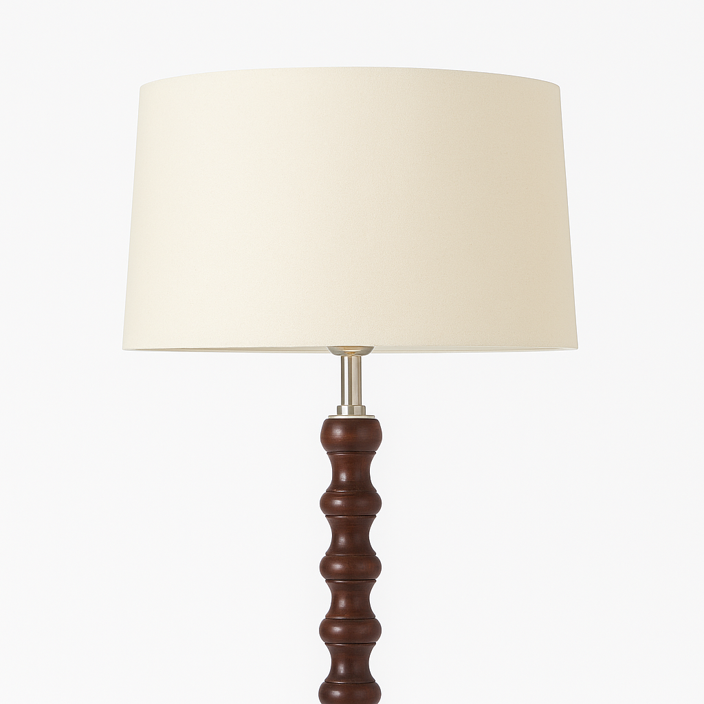 Classic Spindle Wooden Floor Lamp