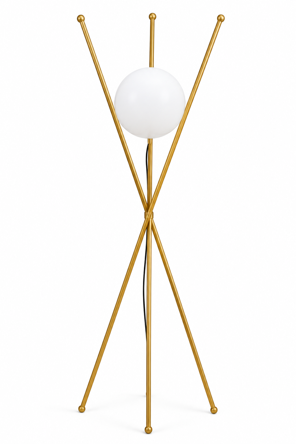 Luna Cross Orb Floor Lamp