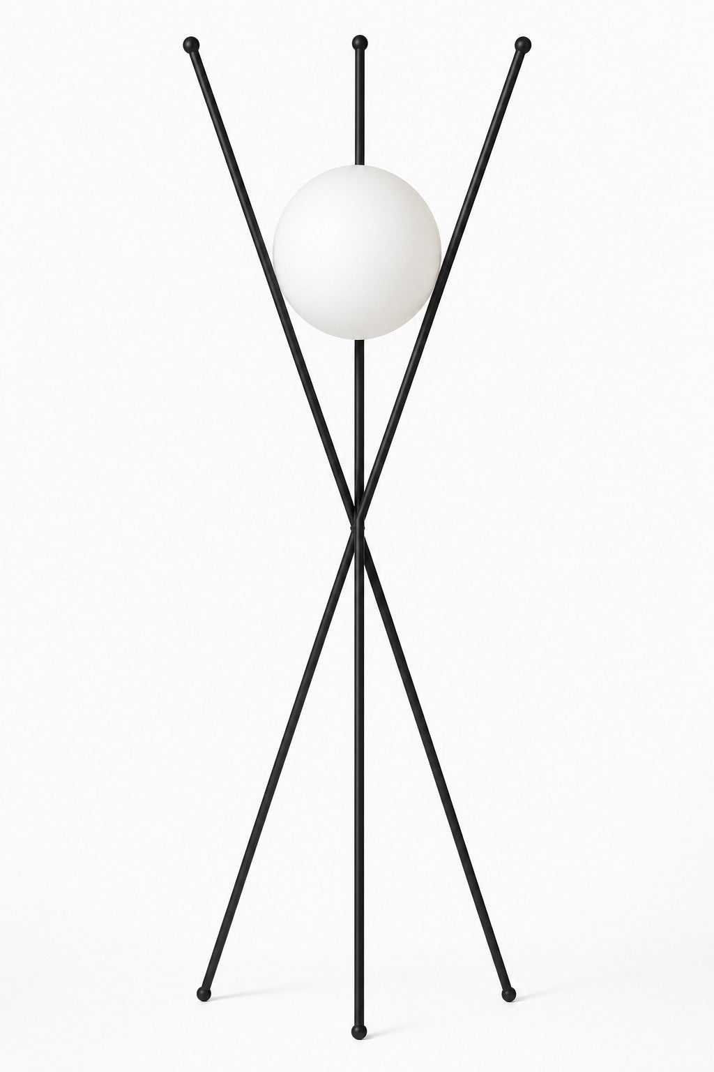 Luna Cross Orb Floor Lamp